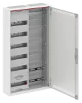 CA26VML obudowa biała n/t, 72M, IP30, 125A, II klasa, 950x550x160mm (WxSxG) | szyny DIN + media | drzwi wentylowane | N+PE bezśrubowe