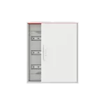 CA24R obudowa biała n/t, 72M, IP44, 125A, II klasa, 650x550x160mm (WxSxG) | szyny DIN | drzwi pełne | N+PE bezśrubowe