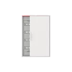 CA25R obudowa biała n/t, 96M, IP44, 125A, II klasa, 800x550x160mm (WxSxG) | szyny DIN | drzwi pełne | N+PE bezśrubowe