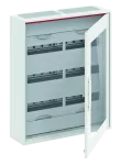 CA24RT obudowa biała n/t, 72M, IP44, 125A, II klasa, 650x550x160mm (WxSxG) | szyny DIN | drzwi transparentne | N+PE bezśrubowe