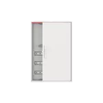 CA25K obudowa biała n/t, 72M, IP44, 125A, II klasa, 800x550x160mm (WxSxG) | szyny DIN + zestaw na zaciski | drzwi pełne | N+PE bezśrubowe