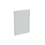 GMD6O drzwi, pełne, szare do obudów typu Gemini z szyldem i wkładką dwupiórową, 750x500mm (WxS)