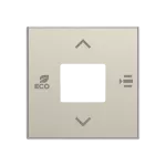 CP-RTC-FC-85AI | ABB-free@home | Pokrywa termostatu fancoil | Sky AI stal nierdzewna