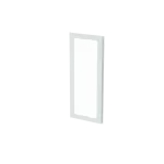 CTT28 drzwi, transparentne, białe do obudów typu ComfortLine bez zamka, 1221x498mm (WxS)