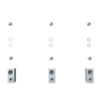 KIT FC CuAl 2x120...240mm2 XT6 3szt zestaw zacisków