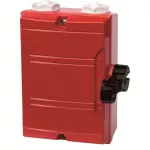 KSF425TPSN Rozłącznik pożarowy w czerwonej obudowie z aluminiowej 4-bieg, 25A, IP65, napęd z przodu, membranowe zaślepki kablow