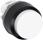 MP4-10W przycisk wypukły bistabilny biały