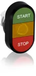 MPD4-11Y przycisk podwójny START-STOP żółte pole podświetlany