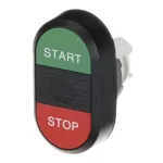MPD4-11B przycisk podwójny, niepodświetlany START-STOP czarne pole