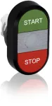 MPD4-11C przycisk podwójny START-STOP przeroczyste pole podświetlany