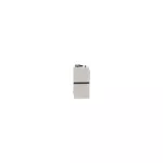 N2104.6BL | łącznik zwierny NC bez symbolu b. śrub. 1M | Zenit White