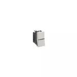N2104.6BL | łącznik zwierny NC bez symbolu b. śrub. 1M | Zenit White