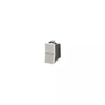 N2104.6BL | łącznik zwierny NC bez symbolu b. śrub. 1M | Zenit White