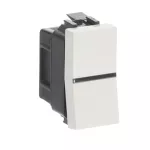 N2104.7BL | łącznik zwierny bez symbolu b.śrub. 1M | Zenit White