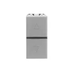 N2144PL | przycisk roletowy 1M | Zenit Silver