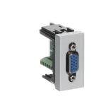 N2155.5 PL | gniazdo VGA 1M | Zenit Silver