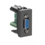 N2155.5 AN | gniazdo VGA 1M | Zenit Anthracite