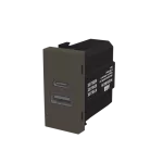 N2185.3AN | ładowarka USB A+C 2,1A 1M | Zenit Anthracite