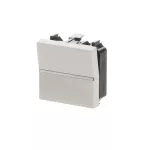 N2204.6BL | łącznik zwierny NC bez symbolu b. śrub. 2M | Zenit White
