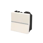 N2204.7BL | łącznik zwierny bez symbolu b.śrub. 2M | Zenit White
