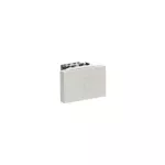 N2214.1BL | łącznik na kartę hotelową dwupolowy 2M | Zenit White