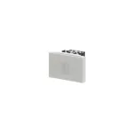 N2214.1BL | łącznik na kartę hotelową dwupolowy 2M | Zenit White