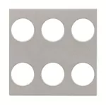 N2221.6PL | KNX | pokrywa sensora 3-krotnego 2M | Zenit Silver