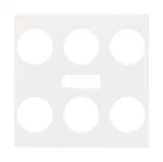 N2221.7BL | KNX | pokrywa sensora 3-krotnego IR 2M | Zenit White