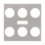 N2221.7PL | KNX | pokrywa sensora 3-krotnego IR 2M | Zenit Silver