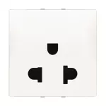 N2238BL | gniazdo euro-amer z uziemieniem 2M | Zenit White