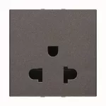 N2238AN | gniazdo euro-amer z uziemieniem 2M | Zenit Anthracite