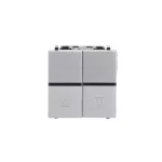 N2244PL | przycisk roletowy 2M | Zenit Silver