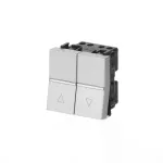 N2244PL | przycisk roletowy 2M | Zenit Silver