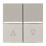 N2244.1PL | przełącznik roletowy 2M | Zenit Silver