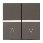 N2244.1AN | przełącznik roletowy 2M | Zenit Anthracite