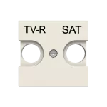 N2250.1 BL | pokrywa gniazda TV-R/SAT 2M 8150.X | Zenit White