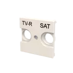 N2250.1 BL | pokrywa gniazda TV-R/SAT 2M 8150.X | Zenit White