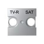 N2250.1 PL | pokrywa gniazda TV-R/SAT 2M 8150.X | Zenit Silver
