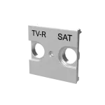 N2250.1 PL | pokrywa gniazda TV-R/SAT 2M 8150.X | Zenit Silver