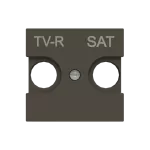 N2250.1 AN | pokrywa gniazda TV-R/SAT 2M 8150.X | Zenit Anthracite
