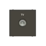 N2250.7AN | gniazdo TV typ M końcowe 2M | Zenit Anthracite