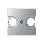 N2250.8 PL | pokrywa gniazda TV-R/SAT 2M 8150.X | Zenit Silver