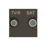N2251.3AN | gniazdo RTV/SAT typu terminal 2M | Zenit Anthracite