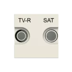 N2251.7BL | gniazdo RTV/SAT końcowe 2M | Zenit White