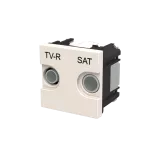 N2251.7BL | gniazdo RTV/SAT końcowe 2M | Zenit White