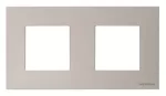 N2272.1 PL | ramka ozdobna podwójna Zenit R Solid | Silver logo Niessen