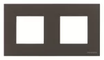 N2272.1 AN | ramka ozdobna podwójna Zenit R Solid | Anthracite logo Niessen