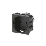 N2288AN | gniazdo Schuko śrub. 2M | Zenit Anthracite