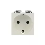 N2288.6BL | gniazdo Schuko b.śrub. 2M | Zenit White