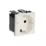 N2288.6BL | gniazdo Schuko b.śrub. 2M | Zenit White